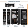 Guarda Roupa Modulado de Casal 10 Portas 5 Peças e 1 Cabeceira Hera CabeCasa MadeiraOriginals - 3