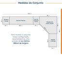 Ver imagem 4 de Guarda Roupa Modulado de Casal 10 Portas 5 Peças e 1 Cabeceira Hera CabeCasa MadeiraOriginals