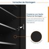 Guarda Roupa Modulado de Casal 10 Portas 5 Peças e 1 Cabeceira Hera CabeCasa MadeiraOriginals - 15