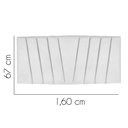Ver imagem 2 de Painel Estofado Luxo Bélgica 160cm Queen Size para Cama Box Corino Branco - Gat Magazine