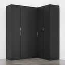 Ver imagem 6 de Guarda Roupa Modulado de Canto 5 Portas 3 Peças Hera CabeCasa MadeiraOriginals