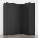 Ver imagem 6 de Guarda Roupa Modulado de Canto 5 Portas 3 Peças Hera CabeCasa MadeiraOriginals