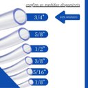 Ver imagem 7 de Mangueira Cristal Flexível em Pvc Transparente 3/4" X 1,5mm Uso em Indústria Agricultura Doméstico o