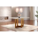 Ver imagem 3 de Mesa de Jantar Tampo de Madeira Vitoria com 4 Cadeiras Safira