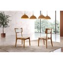 Ver imagem 6 de Mesa de Jantar Tampo de Madeira Topazio com 6 Cadeiras Ravena