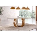 Ver imagem 3 de Mesa de Jantar Tampo de Madeira Topazio com 6 Cadeiras Ravena Marrom/Cinamomo Imbuia/Off White