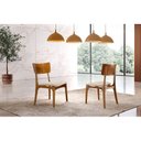 Ver imagem 5 de Mesa de Jantar Tampo de Madeira Topazio com 6 Cadeiras Ravena