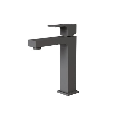 Misturador Monocomando para Lavatorio Fani Retta Preto Fosco 6876 Bk330
