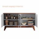 Ver imagem 4 de Buffet Aparador Atta Quatro Portas com Pés de Madeira