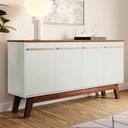 Ver imagem 1 de Buffet Aparador Atta Quatro Portas com Pés de Madeira