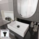 Ver imagem 1 de Kit Cuba Dalla Sobrepor com Válvula Click Black