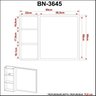Espelheira para Banheiro 80x60cm Bn3645 - 6