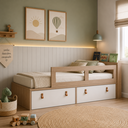 Ver imagem 2 de Cama Infantil com Gavetas e Proteção Lateral Linha Join Quater