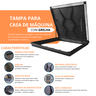 Tampão 80x80 Rebaixada Grelha Piscinas Tampa Cor Bege - 2