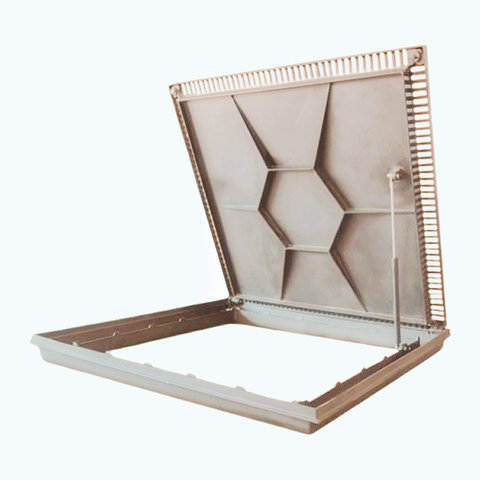 Tampão 80x80 Rebaixada Grelha Piscinas Tampa Cor Bege