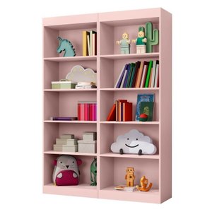 Conjunto 2 Estante Livreiro Multiuso Larissa