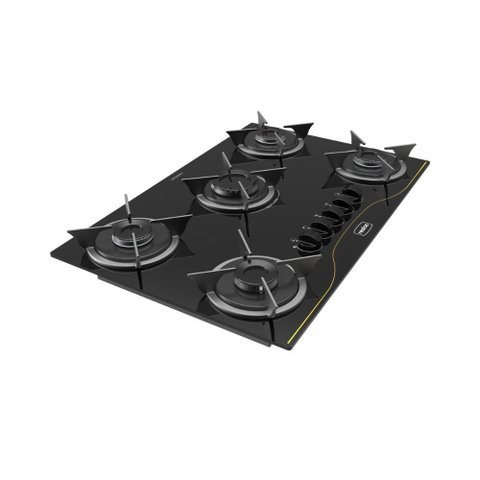 Cooktop 5 Bocas a Gás Realce Bivolt Cr225 Preto