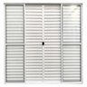 Porta Balcão de Alumínio 6 Folhas 210x 180cm com Fechadura Linha Modular - 2