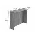 Ver imagem 2 de Balcão de Cozinha Modulado Painel Ilha Gourmet Canelado 120cm Nature - Nesher