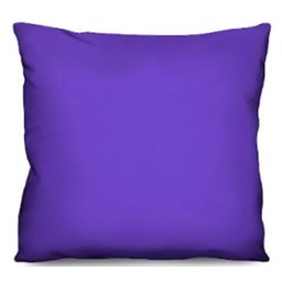 Capa de Almofada Decorativa Roxa em Veludo 100% Poliéster para Sofá - 45x45cm - 1