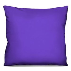 Capa de Almofada Decorativa Roxa em Veludo 100% Poliéster para Sofá - 45x45cm