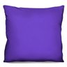 Capa de Almofada Decorativa Roxa em Veludo 100% Poliéster para Sofá - 45x45cm - 1