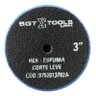 Boina Hex Espuma 3 Azul Corte Leve Sigma Tools Acabamento Automotivo de Alta Performance - 8