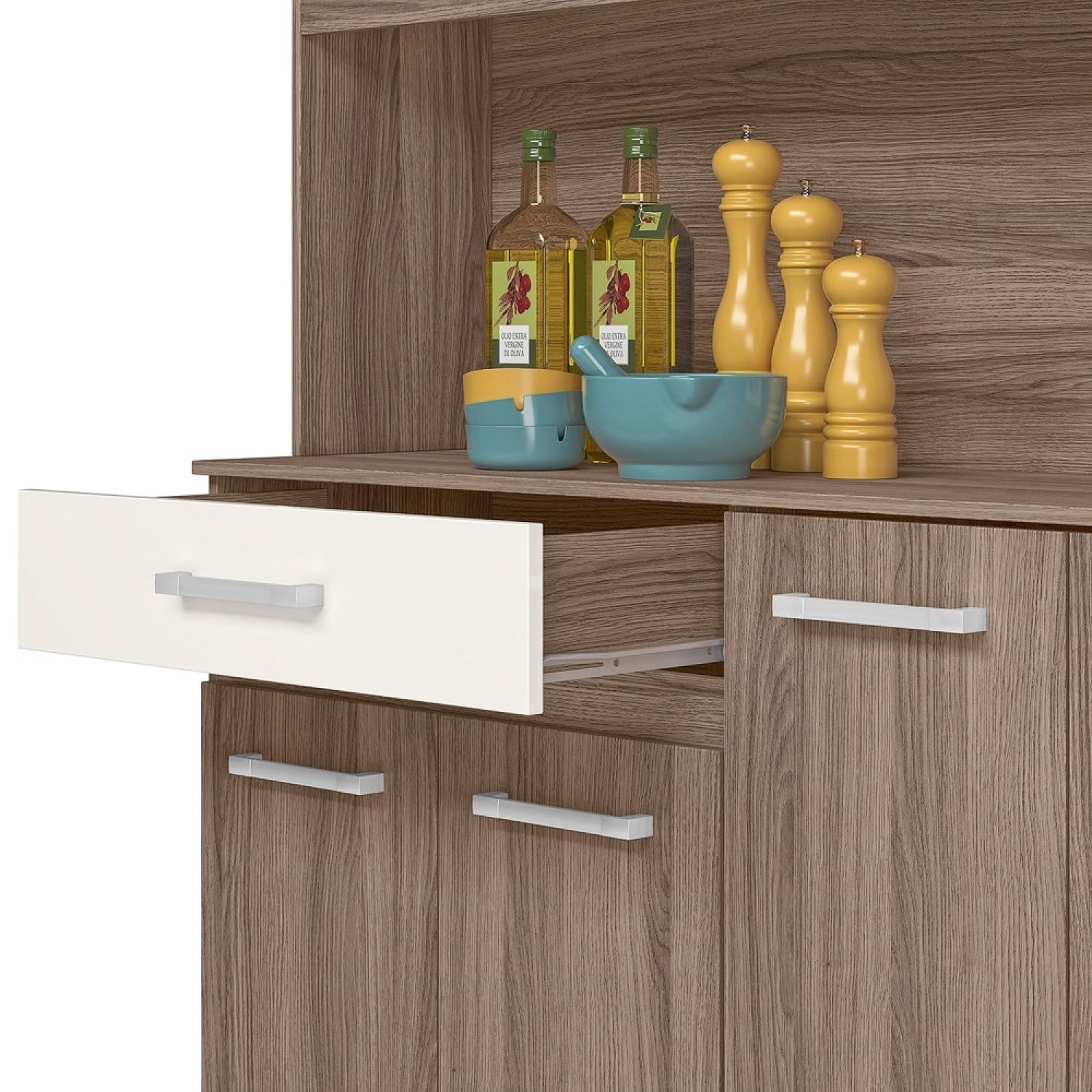 Cozinha Compacta 7 Portas 1 Gaveta Magazin - 5