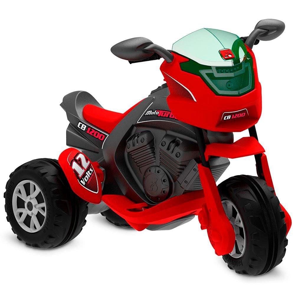 Moto Elétrica Infantil Super Moto Elétrica GP Grafite 6v - Bandeirante