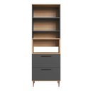 Ver imagem 6 de Armário Torre Quente 0,80m 1 Forno 2 Portas 2 Gavetões Isabelle