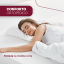 Ver imagem 6 de Colchão Queen Espuma D45 Ortopédico Orthocrin Cristal 158x198x18 Alto Suporte
