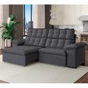 Ver imagem 1 de Sofá 4 Lugares Retrátil e Reclinável 270cm Denver