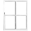 Ver imagem 2 de Porta Sacada de Alumínio 2 Folhas 210 X 150cm com Fechadura Linha 25