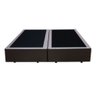 Base Box Queen Bipartido Santo Box Sintético Cinza 40x158x198 - 1
