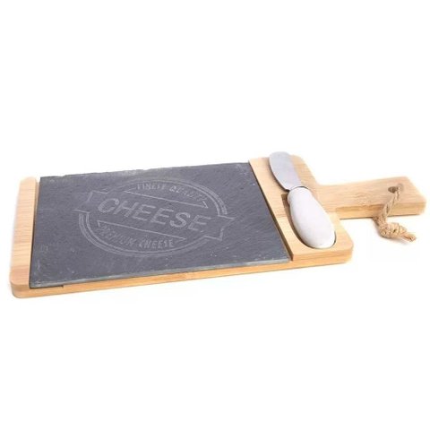 Conjunto de Tábua e Faca para Queijo 3 peças - Wincy Casa