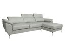 Ver imagem 4 de Sofá de Couro Hannover 3 Lugares com Chaise Baú Direita - Soft Gray