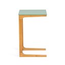 Ver imagem 6 de Mesa Lateral 40cm MDF com Pés de Madeira Maciça Bento Yescasa Verde
