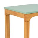 Ver imagem 7 de Mesa Lateral 40cm MDF com Pés de Madeira Maciça Bento Yescasa Verde