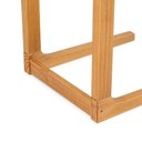 Ver mais imagens de Mesa Lateral 40cm MDF com Pés de Madeira Maciça Bento Yescasa Verde