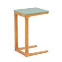 Ver imagem 2 de Mesa Lateral 40cm MDF com Pés de Madeira Maciça Bento Yescasa Verde