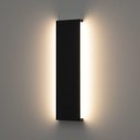 Ver imagem 3 de Arandela Stella Reflex Led 42cm Ip65 12w Bivolt Preto - 2700k - Luz Amarela