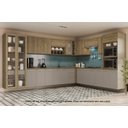 Ver imagem 2 de Armário de Cozinha Modulada Completa de Canto 18 Peças 3,79x2,88m 211 Botanic Kappesberg