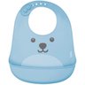 Babador de Silicone com Pega Migalhas Gumy Azul Buba - 1