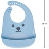 Babador de Silicone com Pega Migalhas Gumy Azul Buba - 3