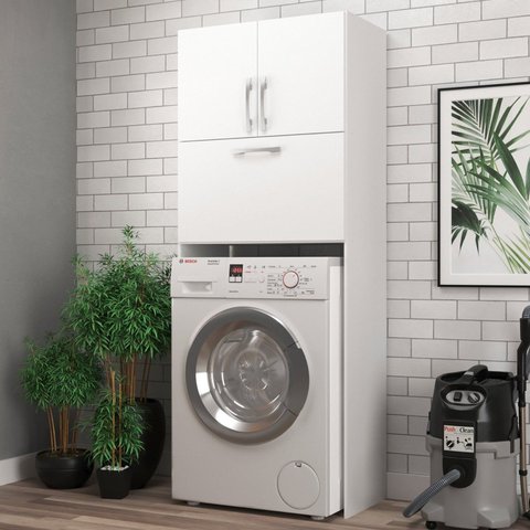 Armário Multiuso Lavanderia 3 Portas