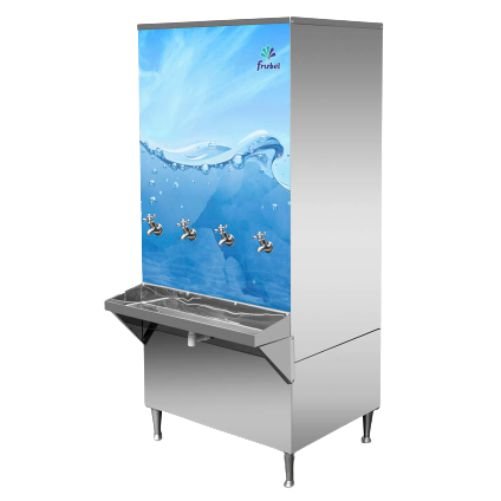 Bebedouro Industrial Coluna 200 Litros Gelado 110v Adesivado Frisbel - 3