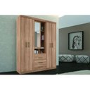 Ver imagem 4 de Guarda Roupa 5 Portas e 3 Gavetas Havana Star 5.3 Atacama - Santos Andirá