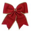 Ver imagem 1 de Laço de Natal Grande Fita Natalina Decoraçao Arvore Porta Janela Guirlanda Enfeite Casa Loja Comerci