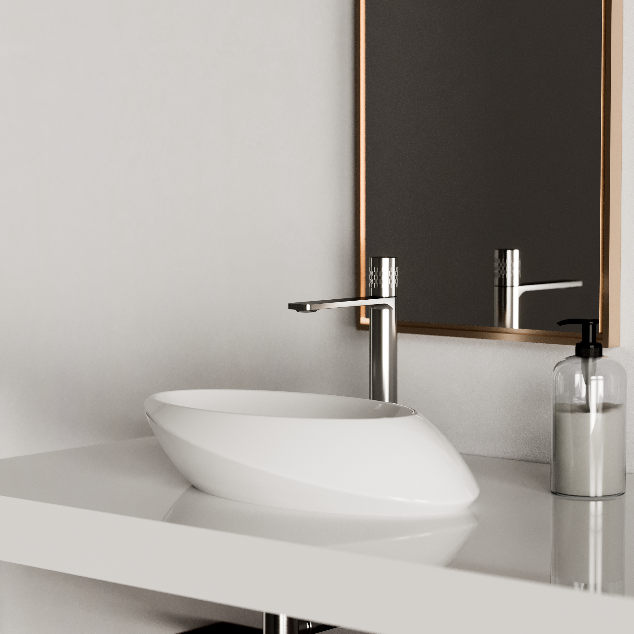 Cuba de Apoio Oval 53x32x14cm Vulcano  - 8