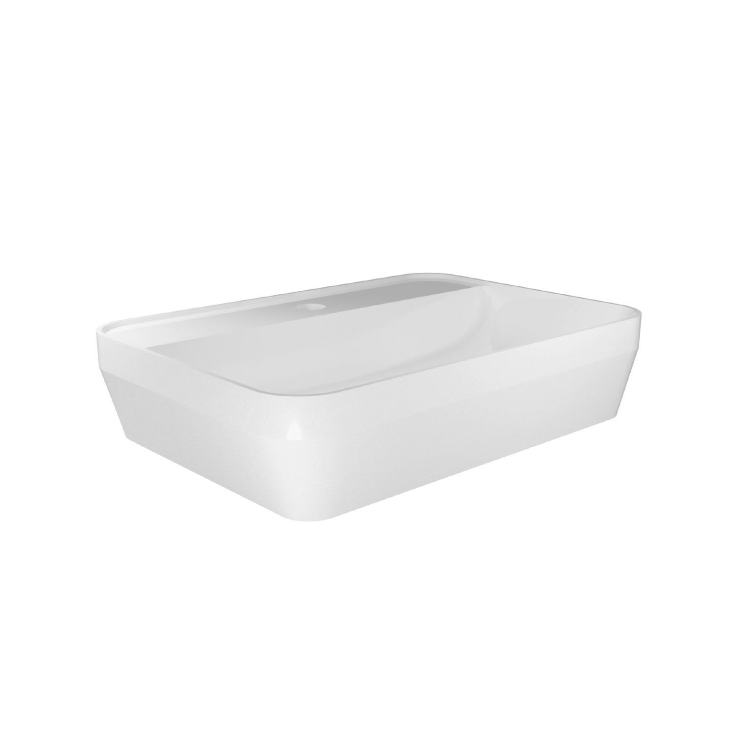 Cuba de Apoio Retangular 50x35x11cm Catena com Mesa Acqua Brasil - 4